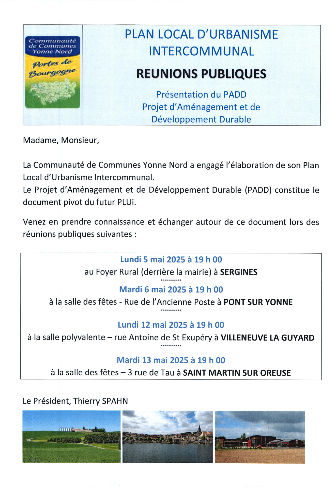 PLUI : REUNION PUBLIQUE À SERGINES