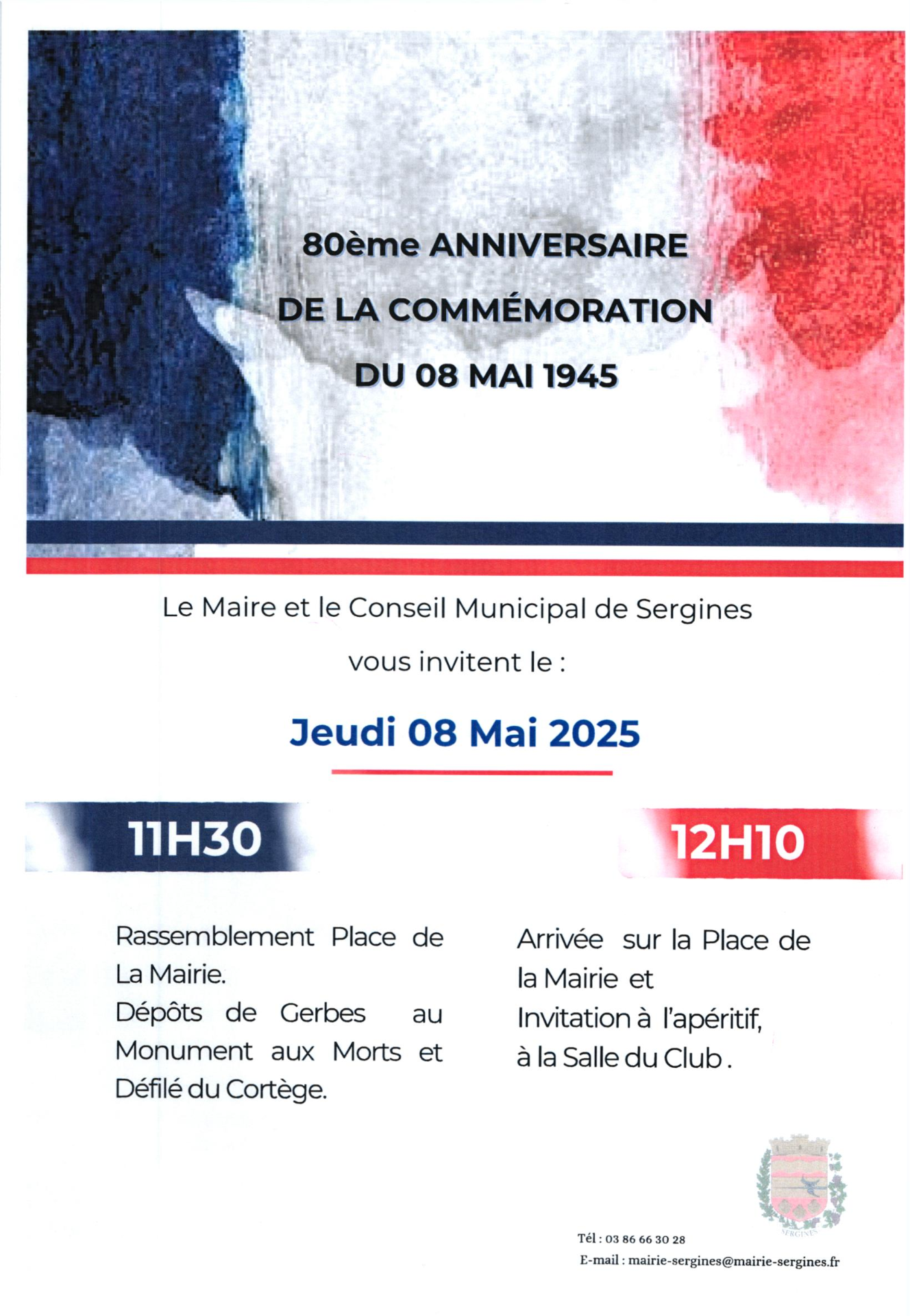 COMMÉMORATION DU 08 MAI 1945