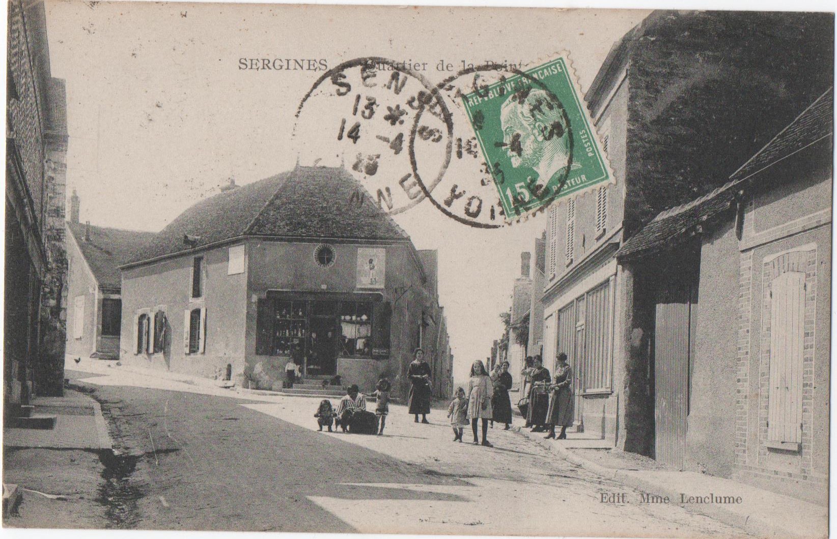 Quartier de la Pointe : intersection rue des bois et rue Jubert