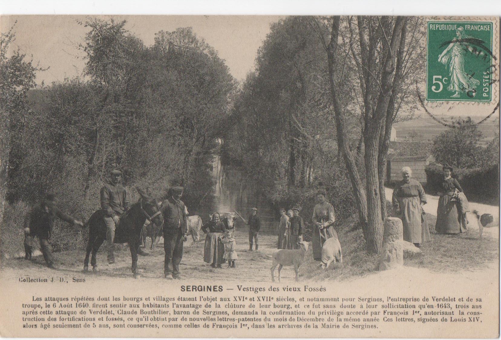 les fossés avenue Charles De Gaulle