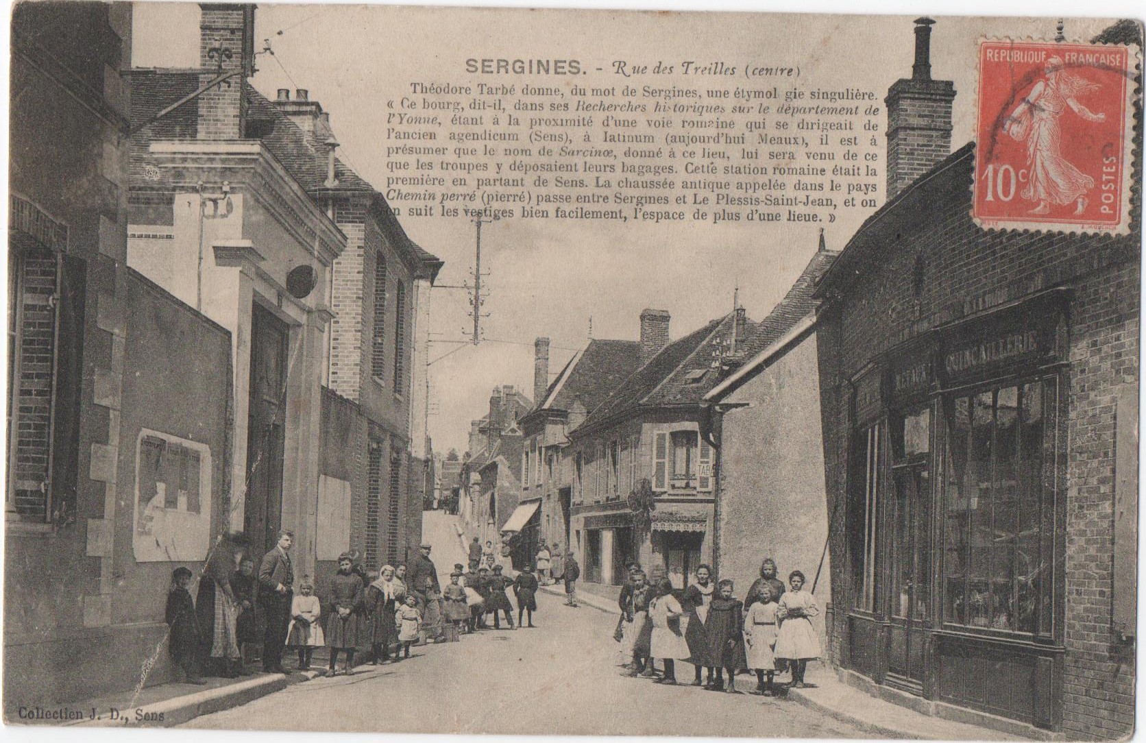 Milieu de la rue des Treilles